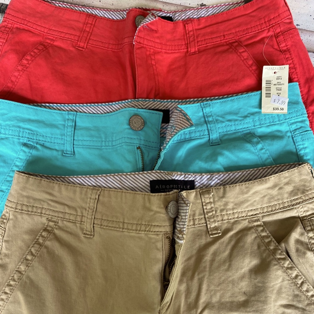 3 pairs of Aeropostale Shorts